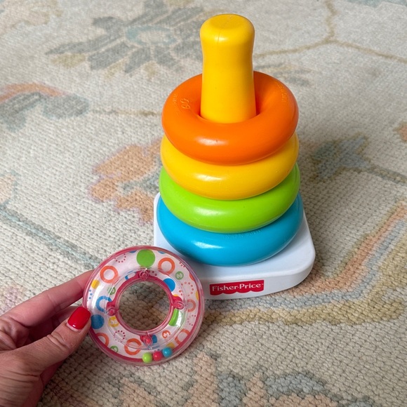 Fisher-Price Colorful Stacking Rings - Picture 2 of 2